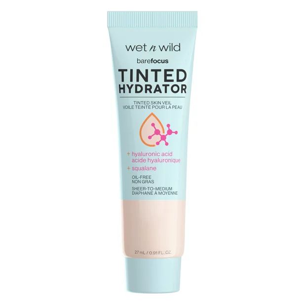 wet n wild Bare Focus Tinted Hydrator, Moisturizer, Dewy, Tan, 0.91 fl oz - Walmart.com | Walmart (US)