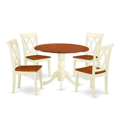 Round Dining Set 5pc 42 Inch Table & 4 Chairs Southwestern Style | Target