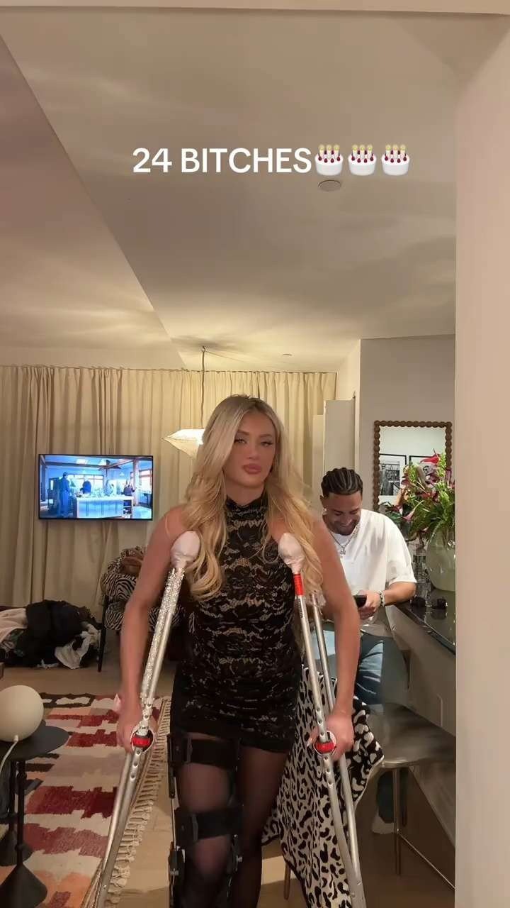 Ayeee 24 🥰 birthday on crutches but we ball 

 #LTKdayinmylife #LTKgrwm #LTKootd