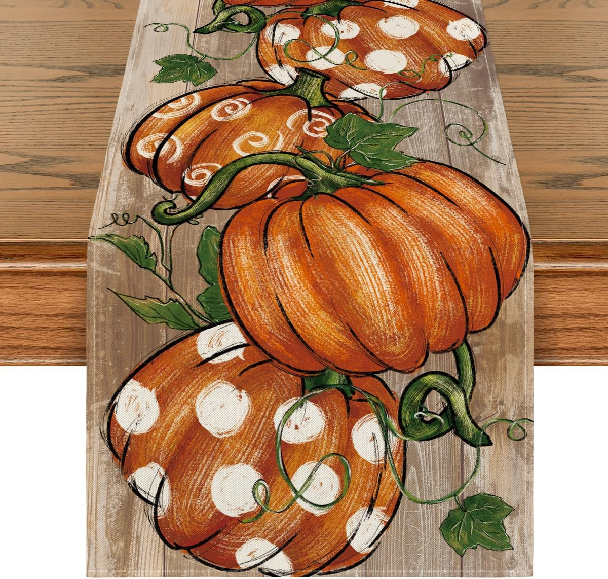 Artoid Mode 210 GSM Fall Table Runner Home Party Decor 13x72 Inch | Amazon (US)