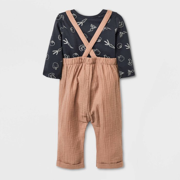 Grayson Collective Baby Gauze Long Sleeve Jumpsuit Set | Target