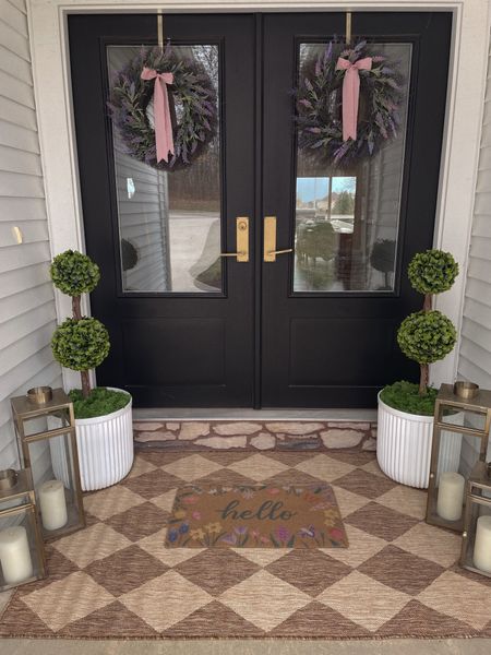 SPRING FRONT PORCH

Simple front porch, spring porch, porch decor, spring porch decor, diamond jute rug, spring mat, spring wreath, purple wreath, lavender purple wreath, ribbed planter, white ribbed planter, moss, faux round ball tree, boxwood ball tree, gold lantern



#LTKfindsunder100 #LTKSeasonal #LTKhome