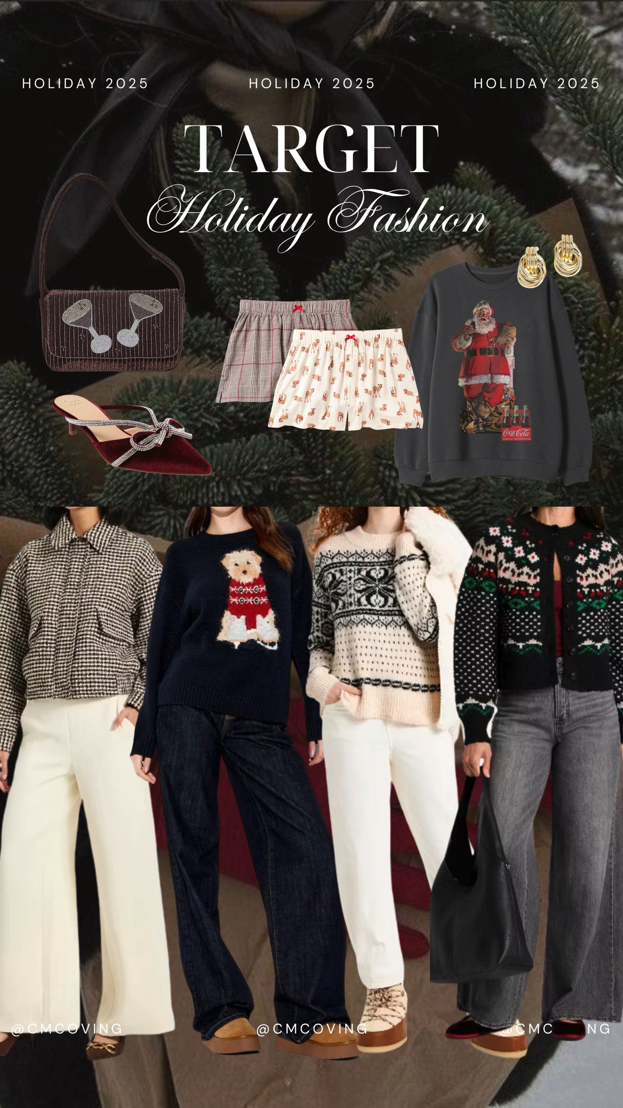 Holiday Fashion at Target 🌲

Holiday outfit, holiday dress, holiday jeans, holiday denim, holiday heels, holiday bag, holiday party, Christmas fashion, Christmas dress, Christmas outfit 

 #LTKHoliday #LTKSeasonal #LTKFindsUnder50