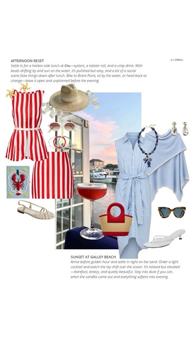 Nantucket for Memorial Day weekend 🤍⚓️

There’s just something about this island—the cobblestone streets, the roses climbing the cottages, the sailboats in the harbor, and that first real feeling of summer in the air. Memorial Day weekend on Nantucket feels magical before the crowds fully arrive.

Sharing everything worth packing for the long weekend—from coastal dinners to bike rides through Sconset and slow mornings by the water. Save this for summer travel inspo and tap to shop the looks. ☀️

#LTKSeasonal #LTKOver40 #LTKTravel