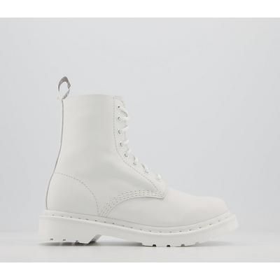 Dr. Martens 1460 Pascal Mono White - Ankle Boots | OFFICE London (UK)