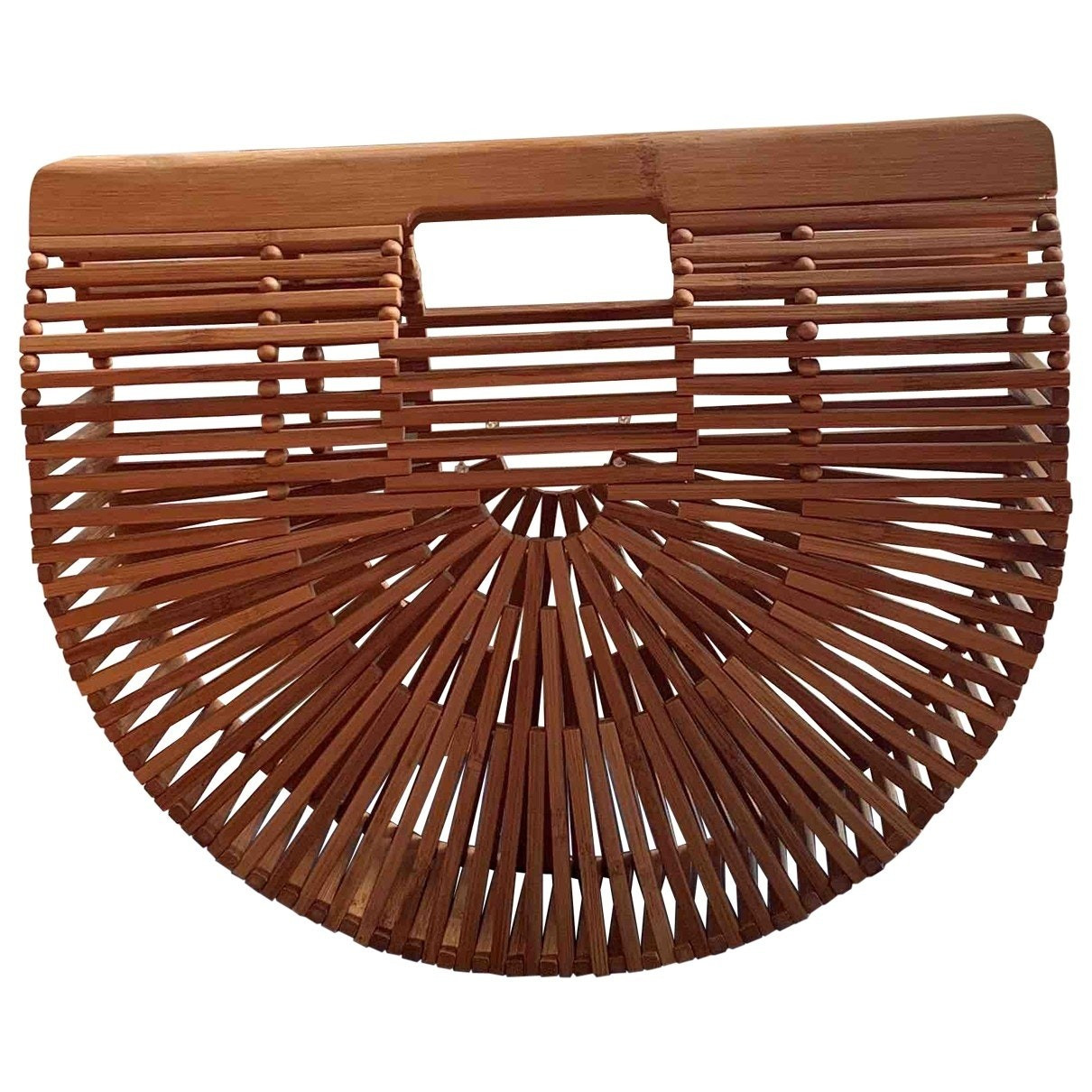 Cult Gaia Gaia's Ark Brown Wicker handbag for Women | Vestiaire Collective (Global)