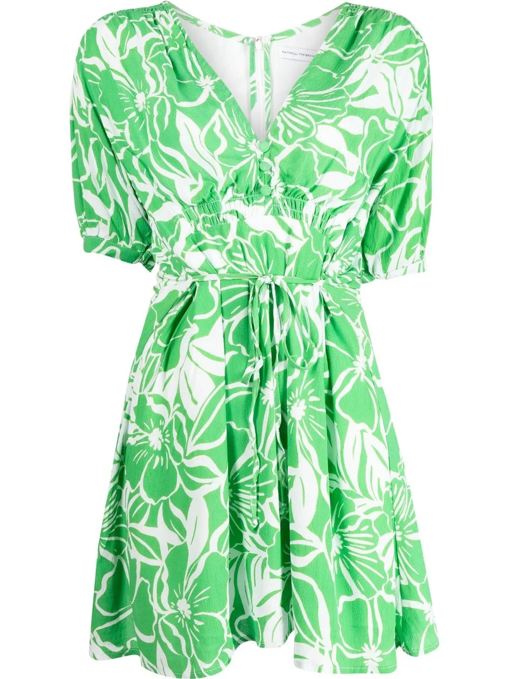 Castella floral-print mini dress | Farfetch Global