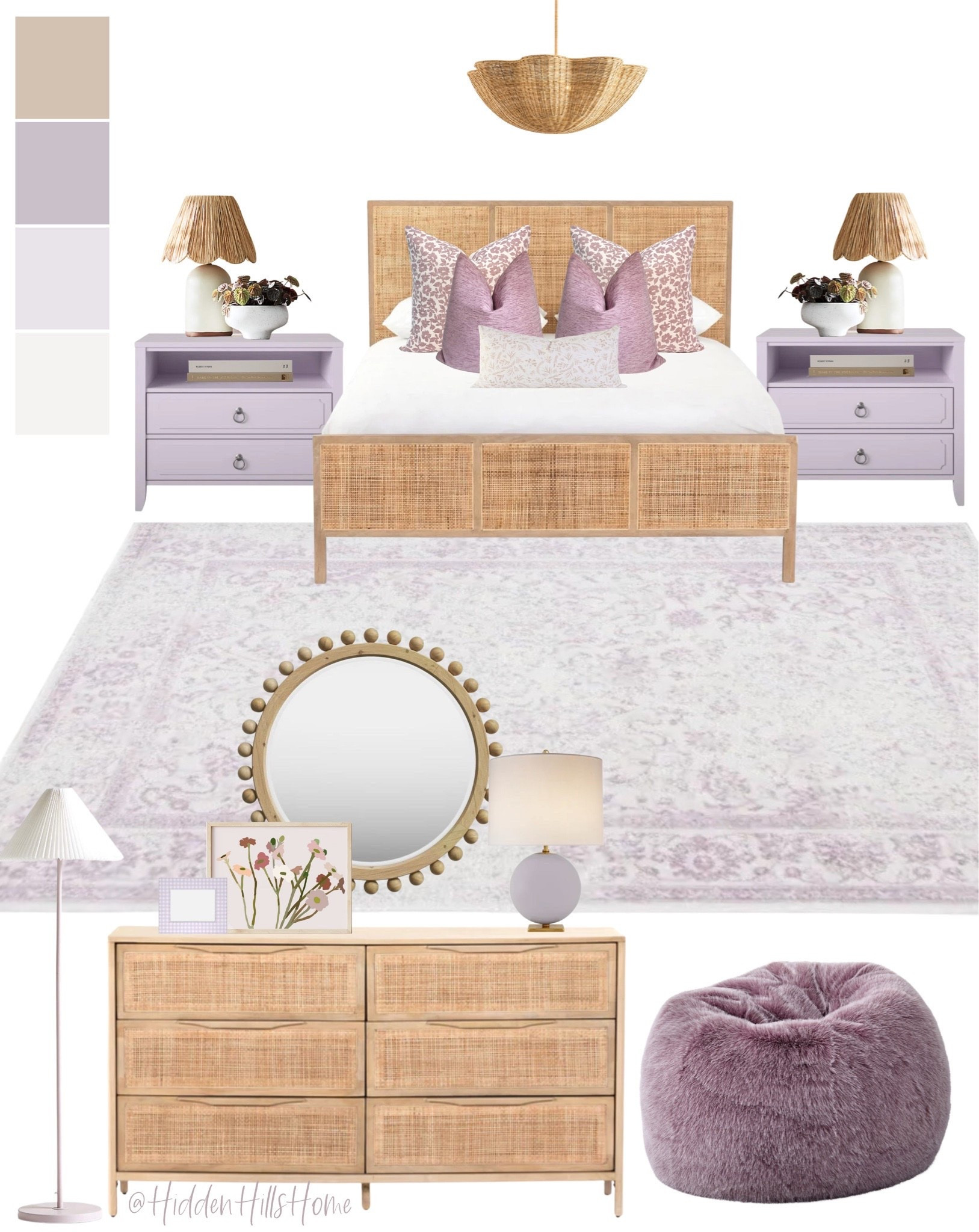 Girls bedroom decor, girls room design ideas, teen girls room mood board, lavender girls room, purple girls bedroom ideas #girlsroom

#LTKHome #LTKSaleAlert #LTKKids
