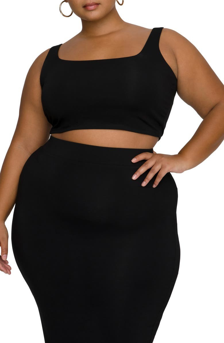 Square Neck Crop TankGOOD AMERICAN | Nordstrom