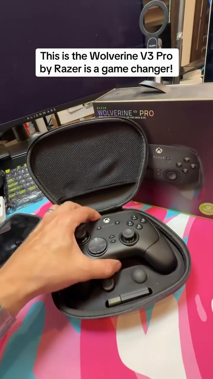 Absolutely amazing #RAZERwolverinev3Pro you can get now! This is an Esports Controller! Must see! #kahlagaming #kahladeals