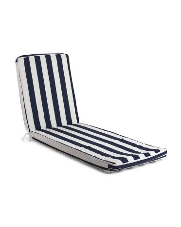 80x24 Indoor Outdoor Cabana Stripe Chaise Lounger | TJ Maxx