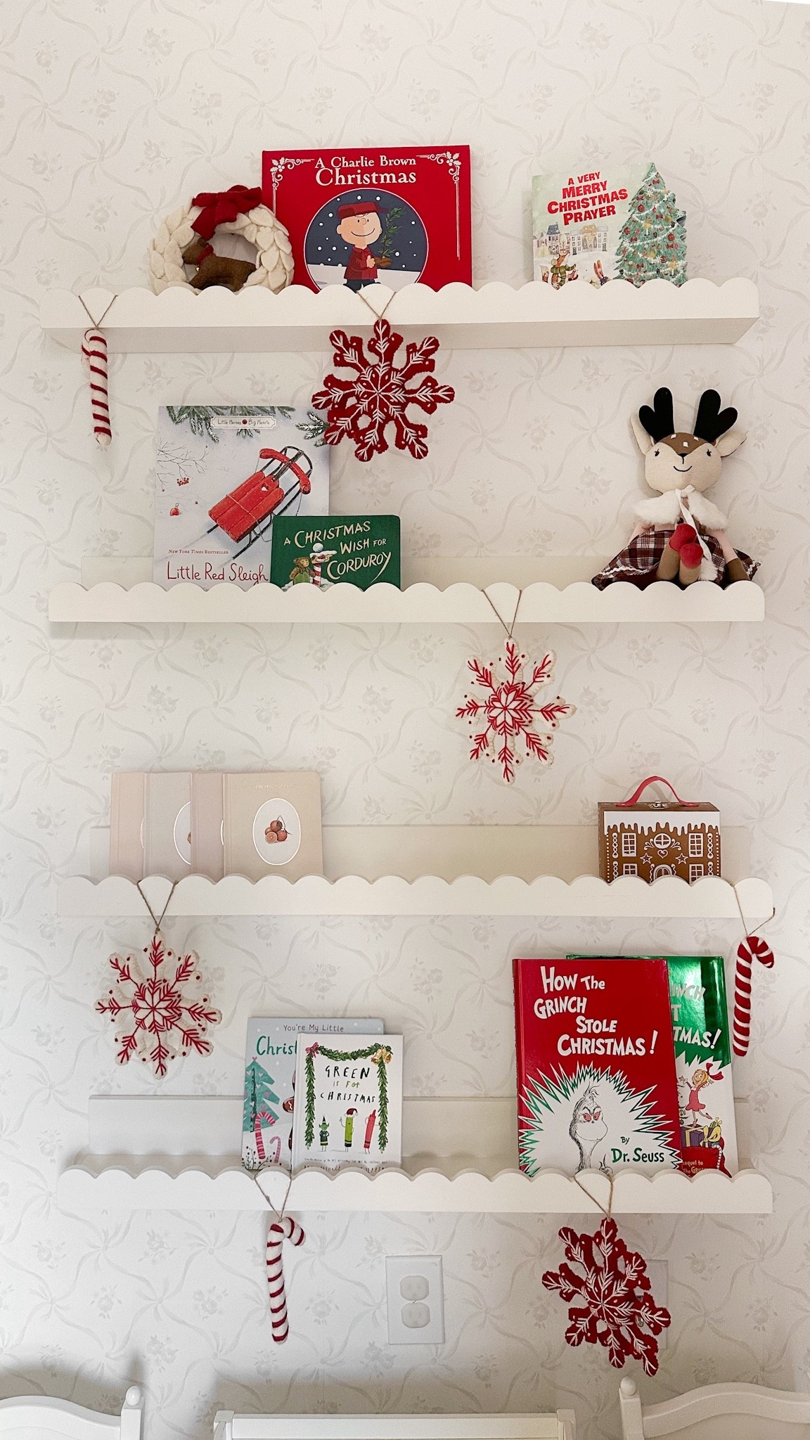 The cutest Christmas book shelf in the big girls room 🤎 what are your favorite Christmas books?

#LTKSeasonal #LTKHoliday #LTKGiftGuide