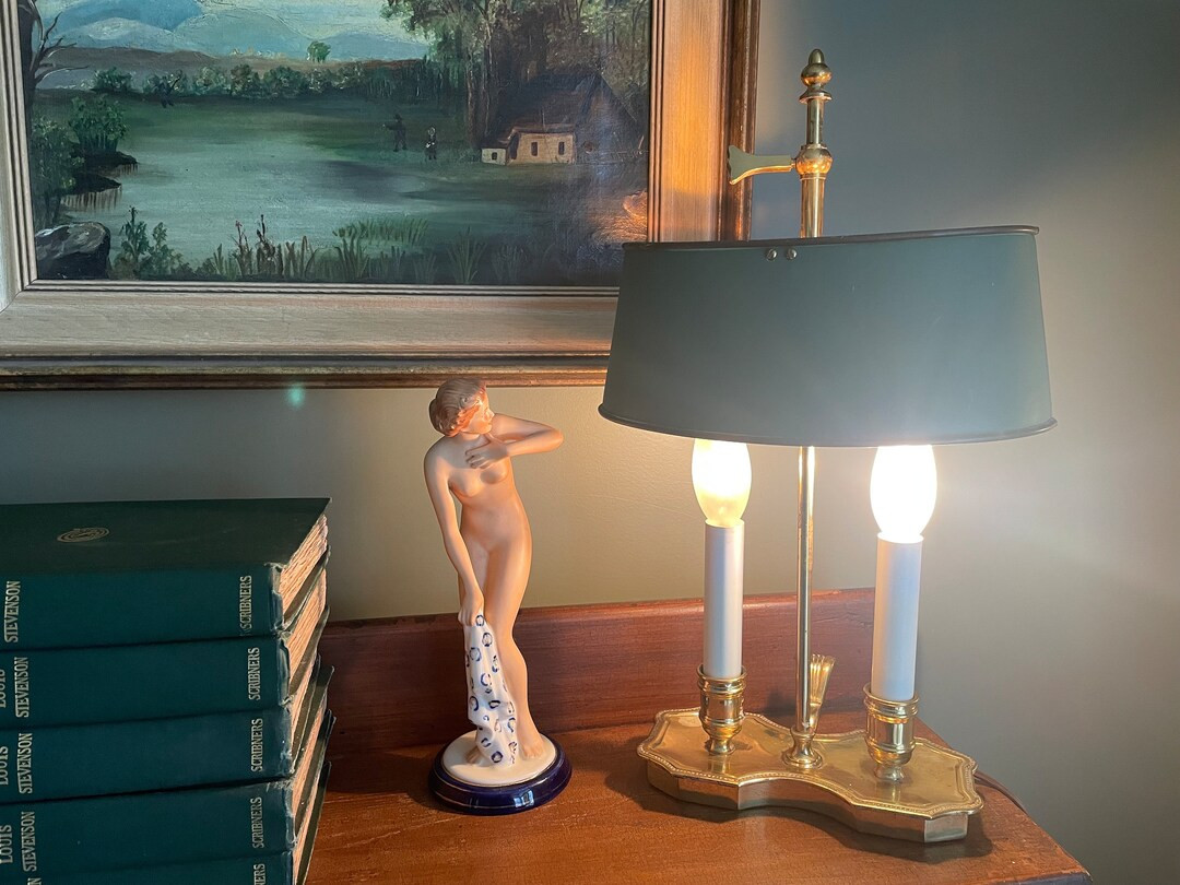 Italian Bouillotte Lamp With Two Arms, and a Small Handle - Etsy | Etsy (US)