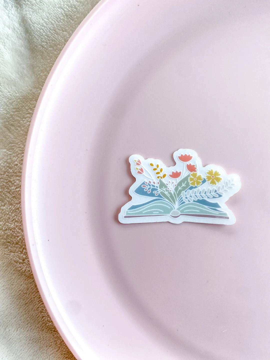 Blooming Book Sticker| Vinyl Sticker, Laptop Sticker Decal, Teacher Stickers, Stickers Laptop, Po... | Etsy (US)