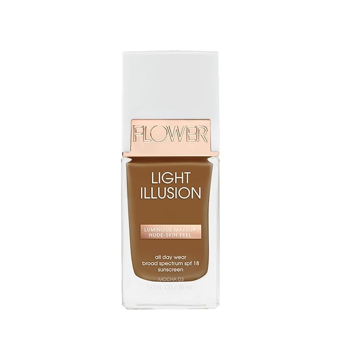 FLOWER BEAUTY By Drew Barrymore Light Illusion SPF Foundation - Blendable + Buildable - Natural F... | Amazon (US)