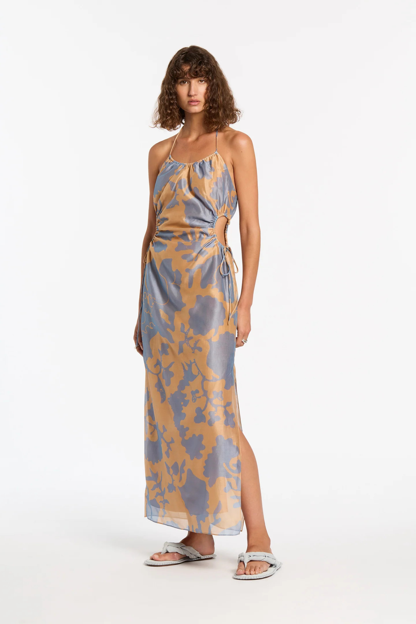 Coralie Halter Midi Dress | Sir The Label (US)