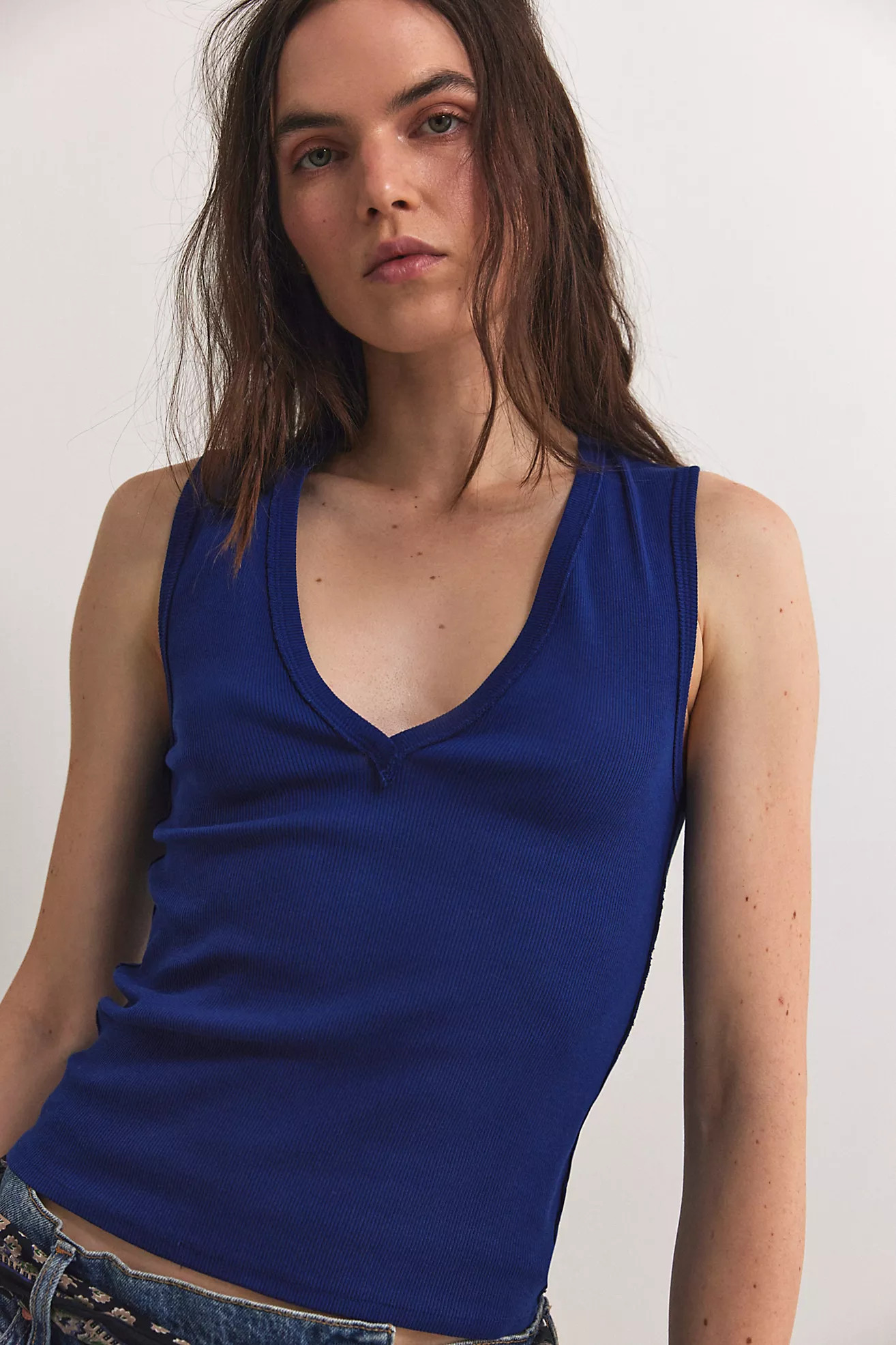 We The Free Neria V-Neck Tank Top | Free People (Global - UK&FR Excluded)