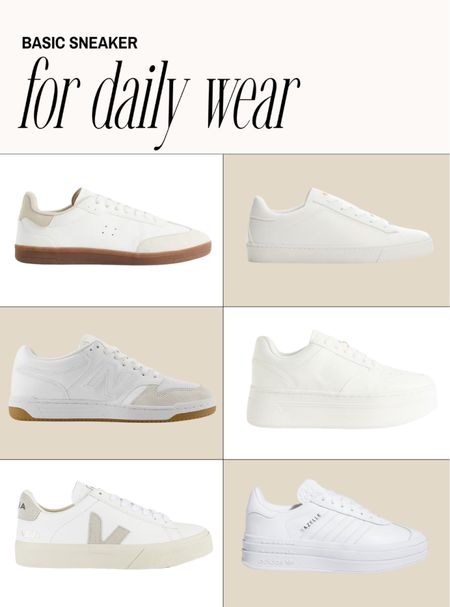 White sneakers for daily wear 👟🤍

#sneakers #dailysneakers #whitesneakers 

#LTKfindsunder50 #LTKfindsunder100 #LTKshoecrush