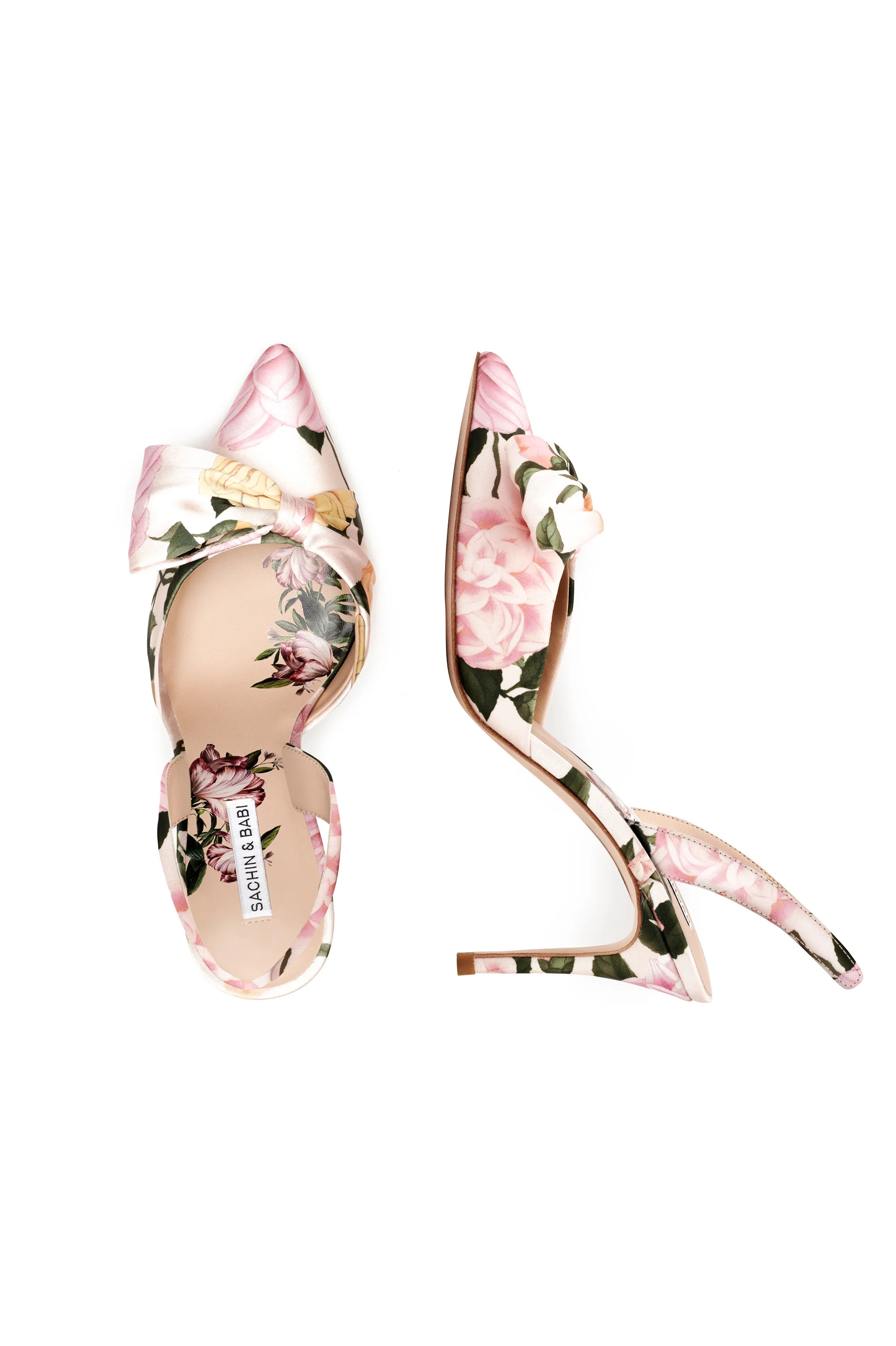 LENOX OBI-BOW SLINGBACK - PINK LEMONADE BOUQUET | Sachin and Babi