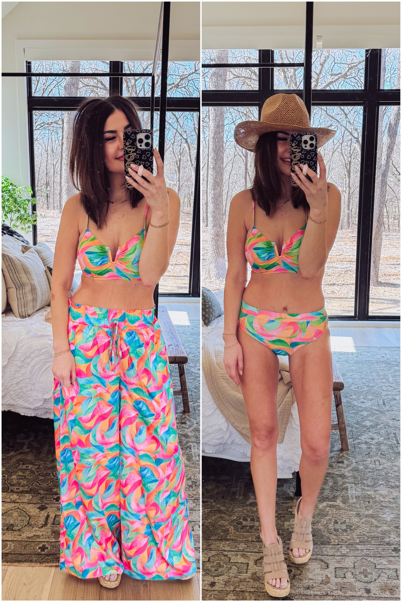 pink lily spring styles!! so much color and i’m obsessed! size small in these pants and a MATCHING SWIM!!  size small in both the top and the bottom. use code: AMBER20

#LTKtravel #LTKfamily #LTKswim
