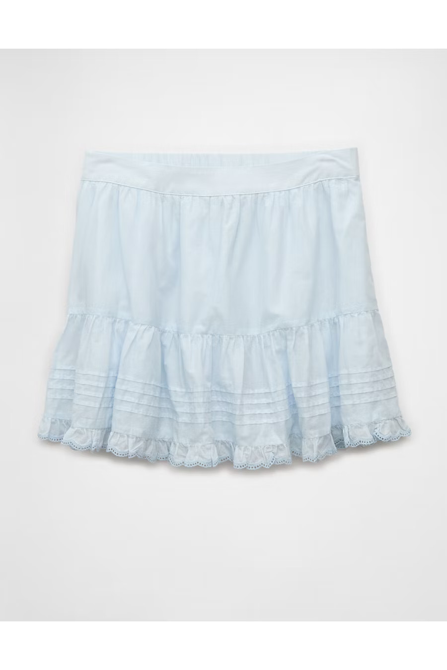 AE x The Summer I Turned Pretty Mini Skirt Women's Light Blue XXS | American Eagle Outfitters (US & CA)
