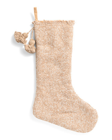 22in Textured Stocking | TJ Maxx