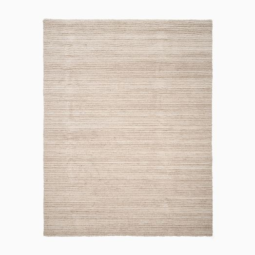 Luxe Ribbed Shag Wool Rug | West Elm CA
