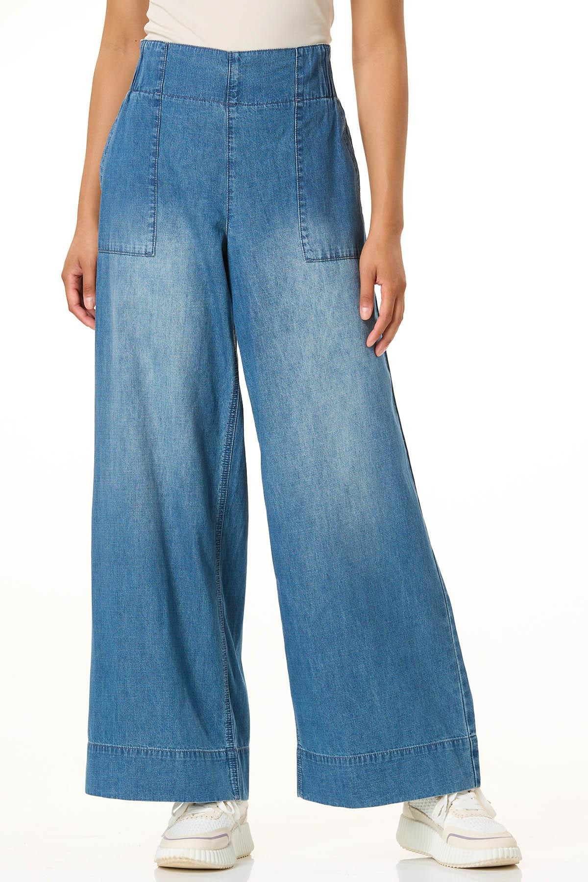 Chambray Wide Leg Pants | Cato Fashions