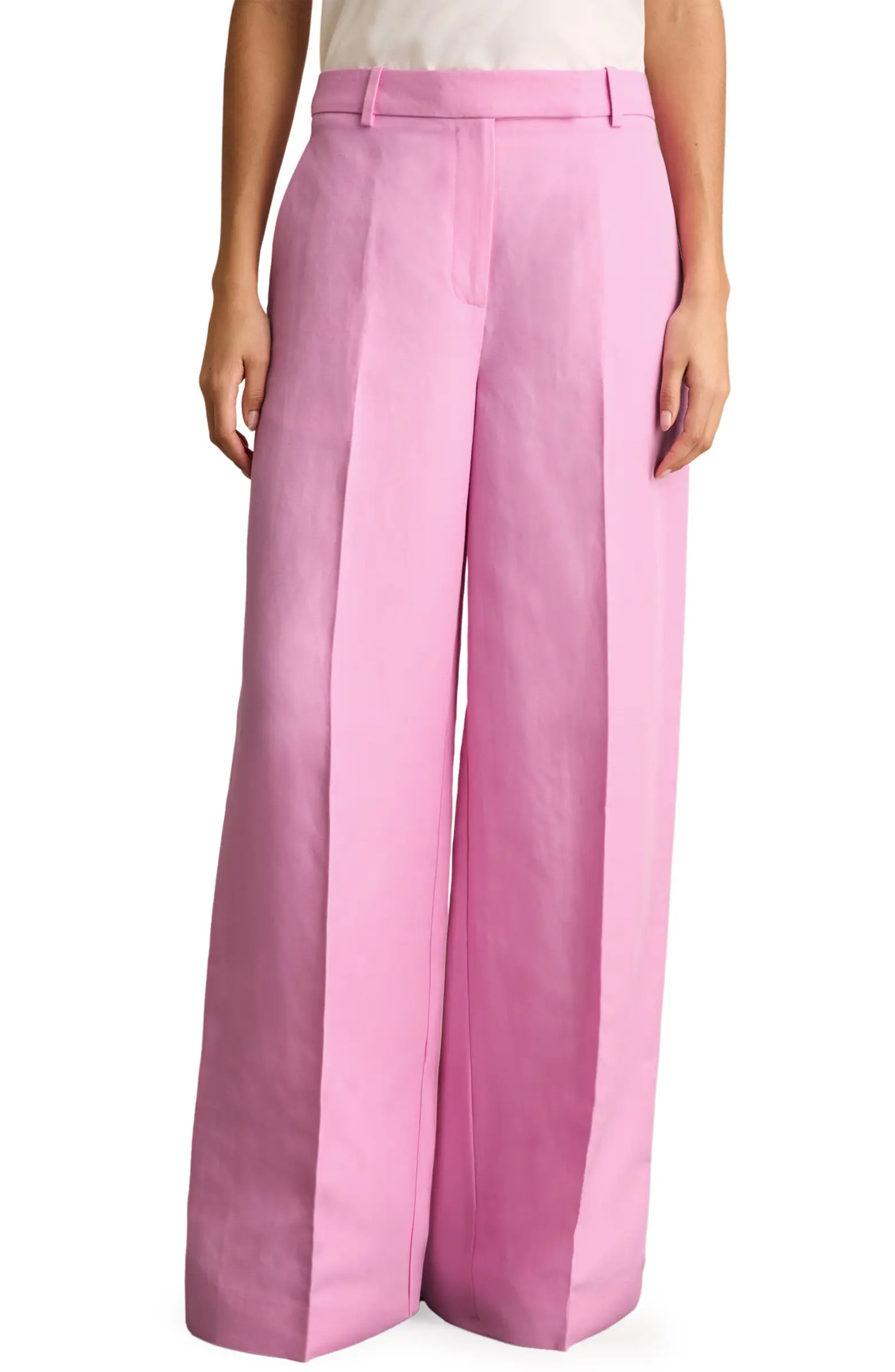 Reiss Raine Pleated Wide Leg Pants | Nordstrom | Nordstrom