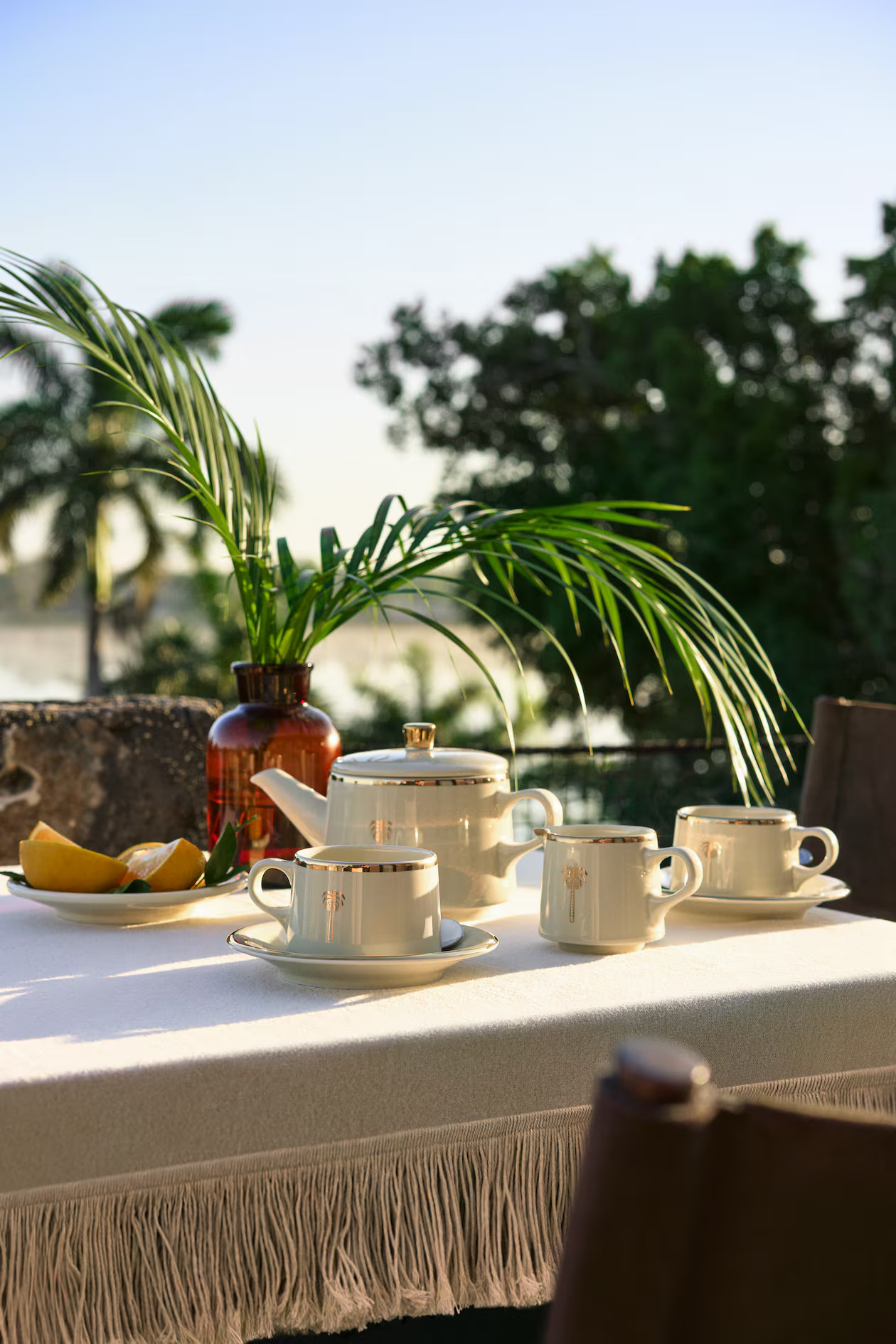 Porcelain Cup and Saucer - Cream - Home All | H&M US | H&M (US + CA)