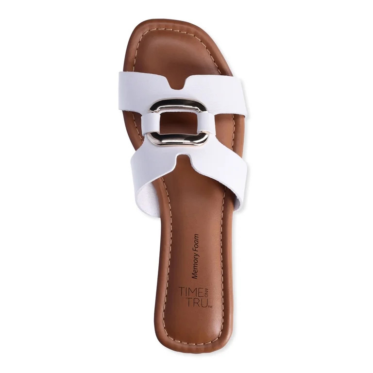 Time and Tru Women's Hardware Slide Sandal | Walmart (US)