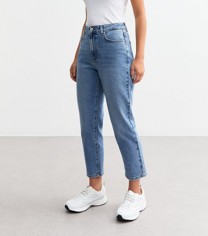 Petite Ankle Grazing Hannah Straight Leg Jeans | New Look | New Look (UK)