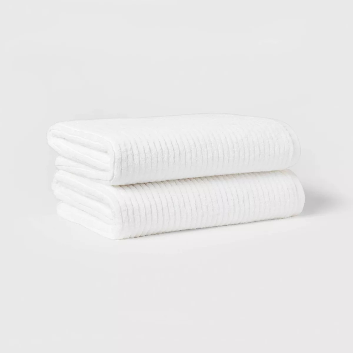 Quick Dry Ribbed Bath Towel Set - Threshold™ | Target