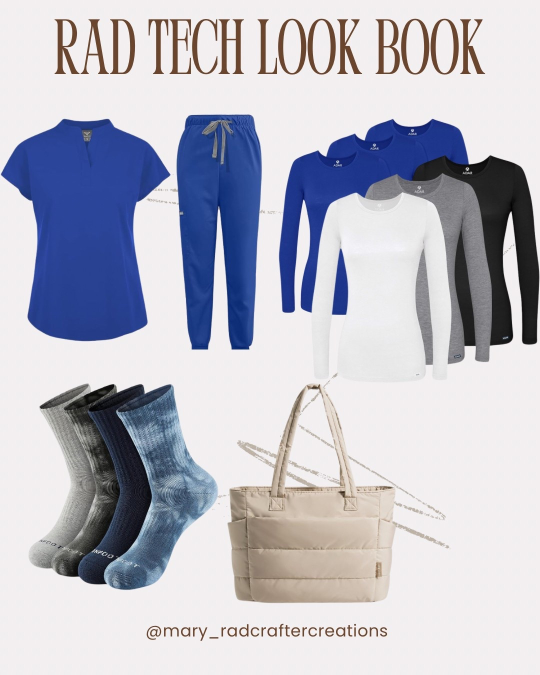 Rad Tech student outfit inspo 💙🦋🐟

#LTKStyleTip #LTKWorkwear #LTKU