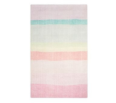 Rainbow Ombre Rug | Pottery Barn Kids