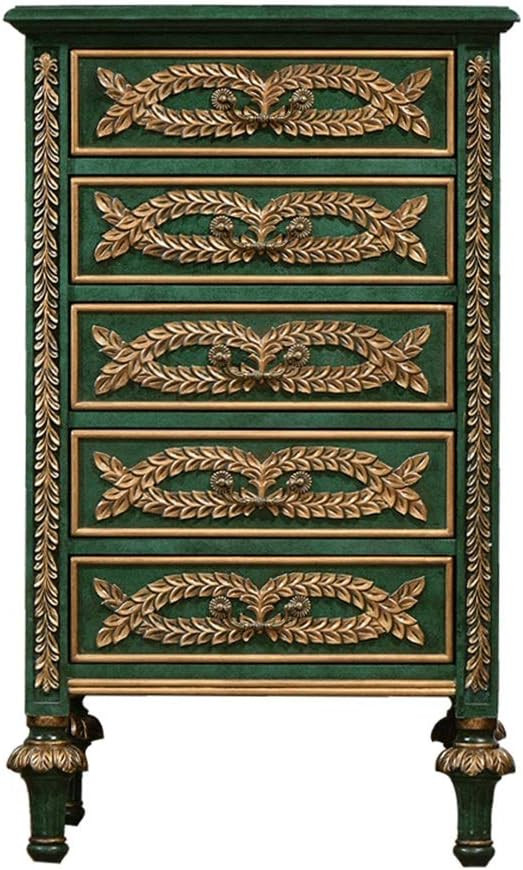 szy Dressers Chest of Drawers Solid Wood Chest of Drawers Bedroom Storage Cabinet Light Luxury Gr... | Amazon (US)