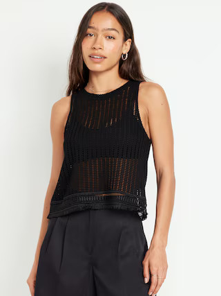 Crochet Tank Top | Old Navy (US)