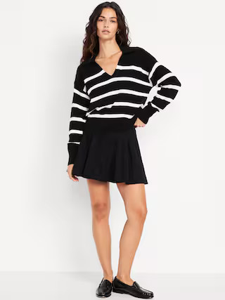 High-Waisted Pleated Mini Skirt | Old Navy (US)