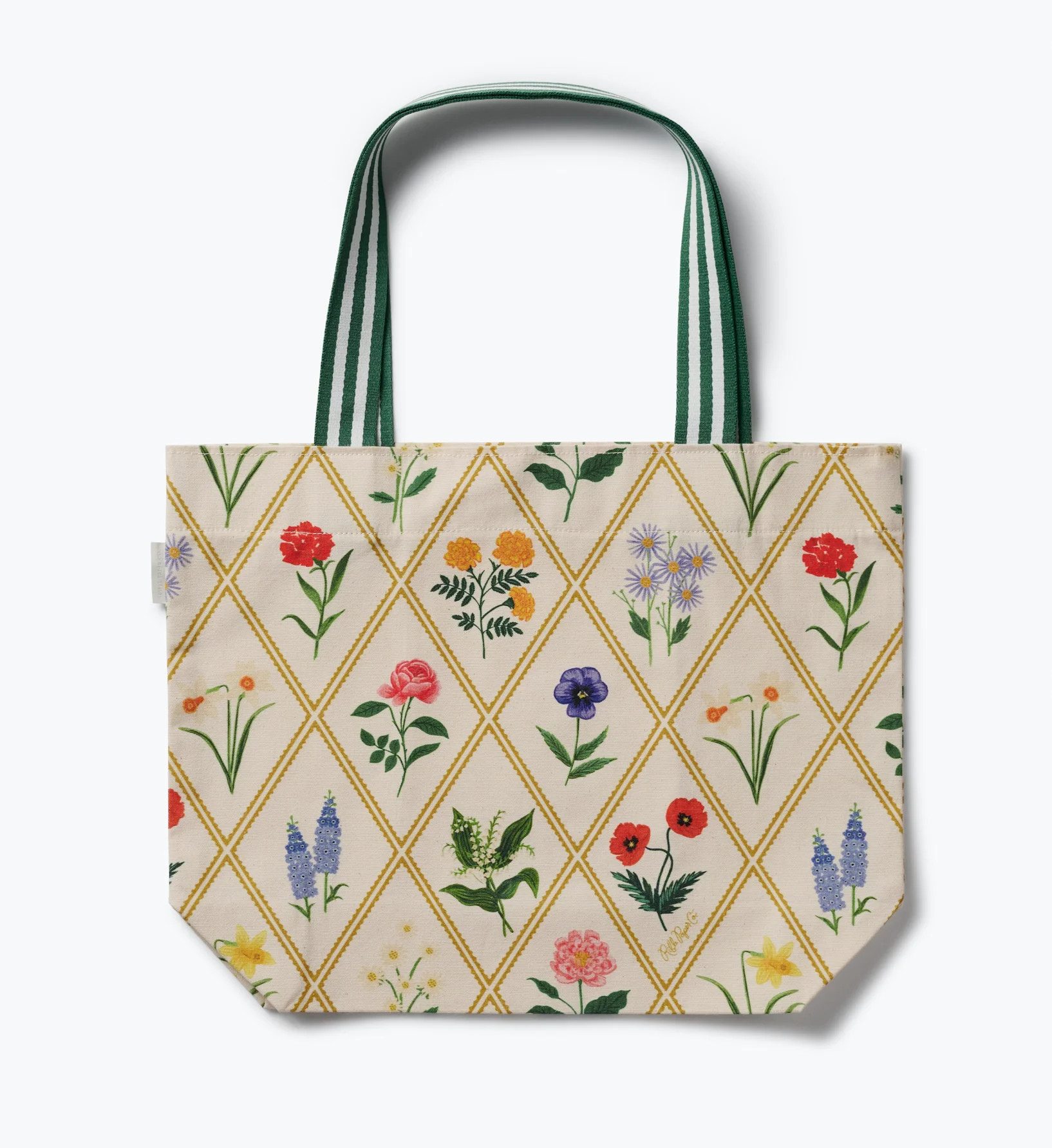 East West Canvas Tote Bag - Garden Study | Rifle Paper Co.