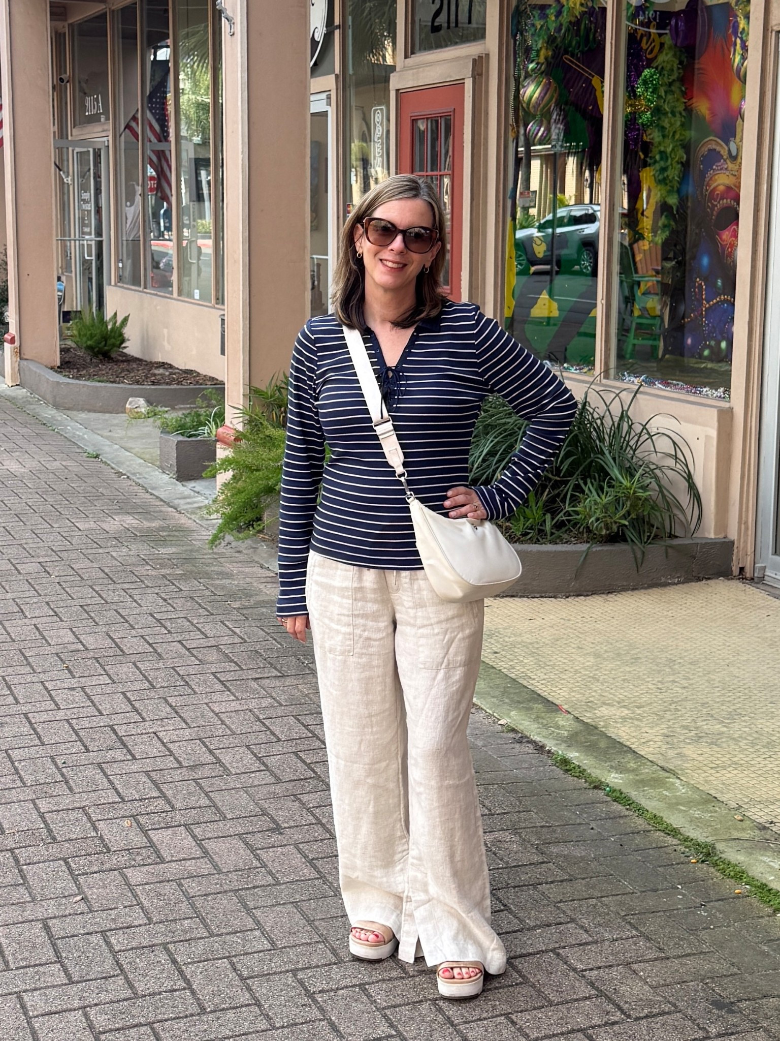 Beach Day Trip Outfit!
Linen pants, tie front cozy long sleeve top. 
✨ Beach Outfit | Casual Outfit | Petite Fasshion | Travel Outfit | Vacation Outfit Beach

#LTKTravel #LTKootd #LTKPetite