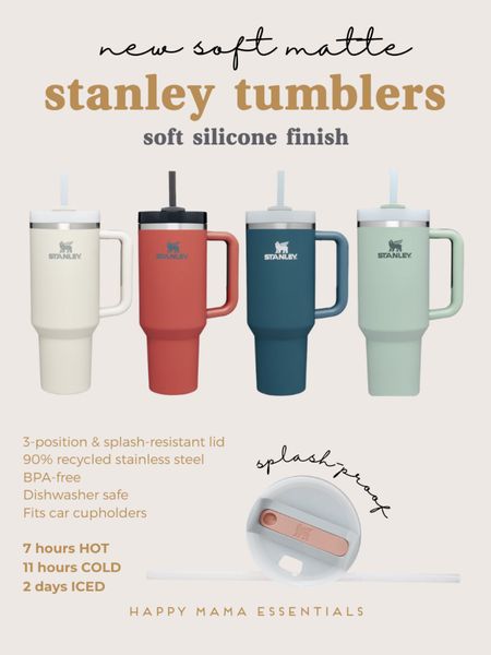 New soft silicone matte Stanley’s for the whole family! Grab them for gifts!

#LTKfamily #LTKCyberweek #LTKHoliday