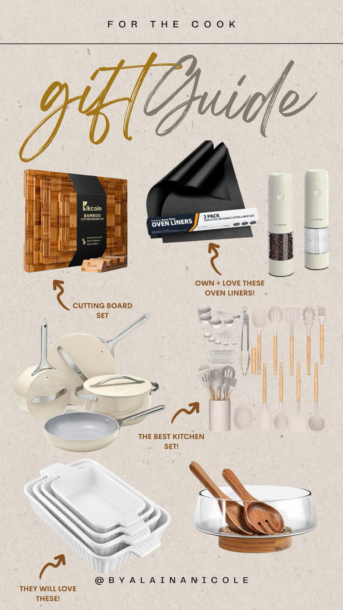 Gift guide for the cook! Amazon gift guide, Christmas, home.

#LTKHome #LTKHoliday #LTKGiftGuide