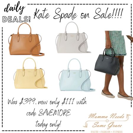 Kate Spade bag on sale today!! 

#LTKitbag #LTKstyletip #LTKsalealert