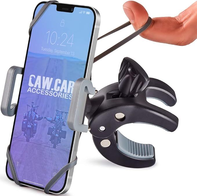 CAW.CAR Accessories Metal Bike & Motorcycle Phone Mount - The Only Unbreakable Handlebar Holder f... | Amazon (US)