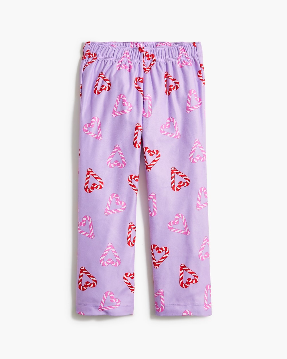 Girls' candy cane hearts pajama pant | J.Crew Factory