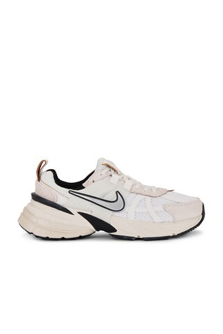 Nike V2K Run Sneakers in Summit White Chrome,& Light Orewood from Revolve.com | Revolve Clothing (Global)