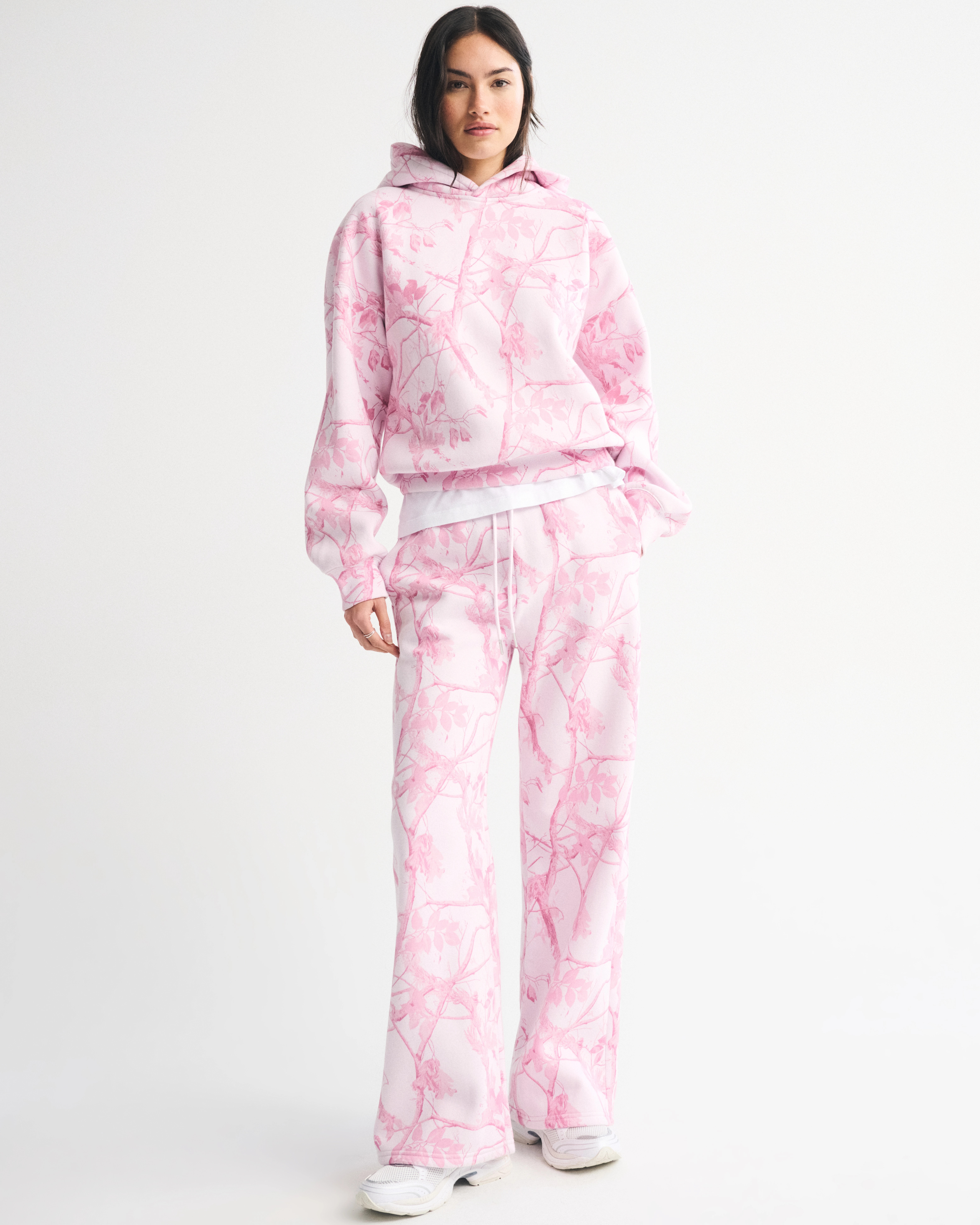 High Rise Sunday Wide Leg Sweatpant | Abercrombie & Fitch (US)