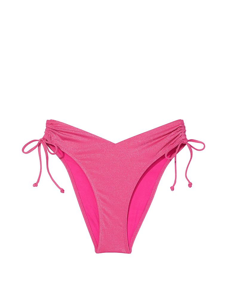 Ruched Shine Cheeky Bikini Bottom | Victoria's Secret (US / CA )