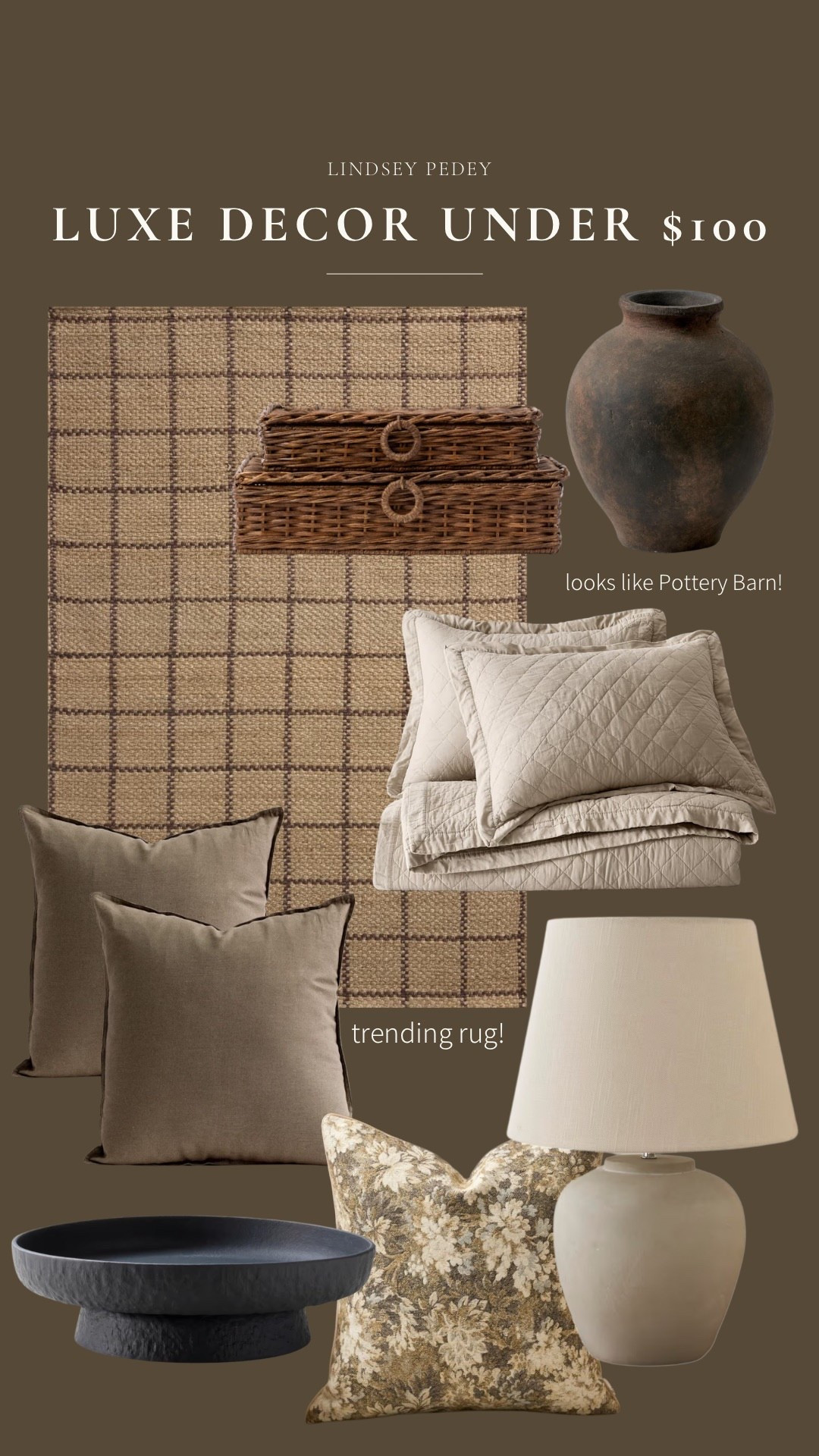 Luxe home decor looks under $100!

Rug, bedding set, vase, luxe for less, throw pillows, Loloi rug, under $100 finds

#LTKSeasonal #LTKHome