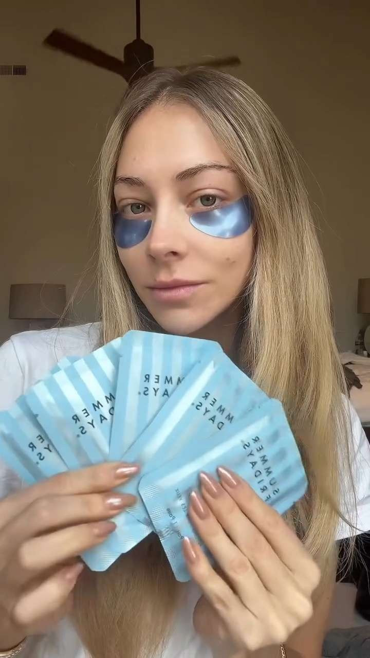 perfect AM routine with the new @summerfridays jet lag eye patches. 

 #LTKBeauty